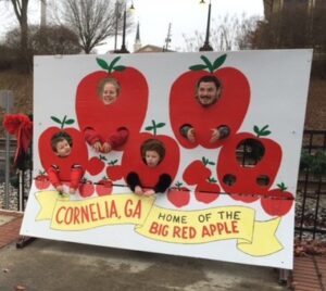 The Barrys of Rabun County drove to Cornelia for Santa's Special Workshop.