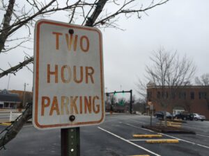 Clarkesville will remove the two hour parking signs downtown. Councilwoman Barrie Aycock says, " It was felt that since this ordinance was not enforceable, it would be best to remove the signs." She says the city's parking ordinance will be revised  "accordingly."