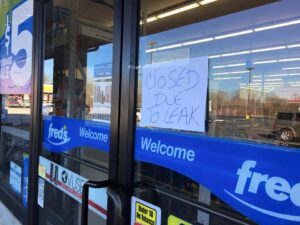 Shoppers were turned away for 5 hours on Jan. 8 as workers cleaned up the mess.