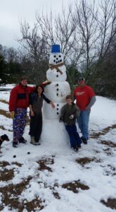 Honorable mention Mandy Brock and friends for 'Giant Snowman'.