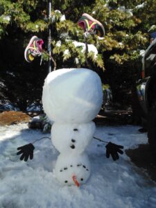 'Upside Down Snowman'