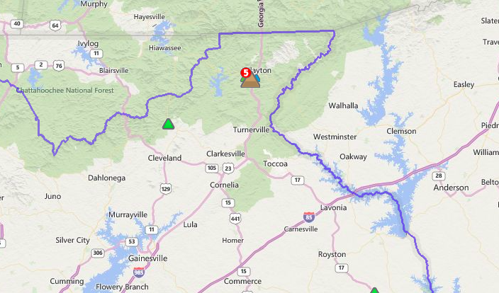 GA Power outage map 2-15-15