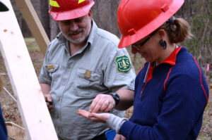 The USFS leads excavation at Farmer's Bottom