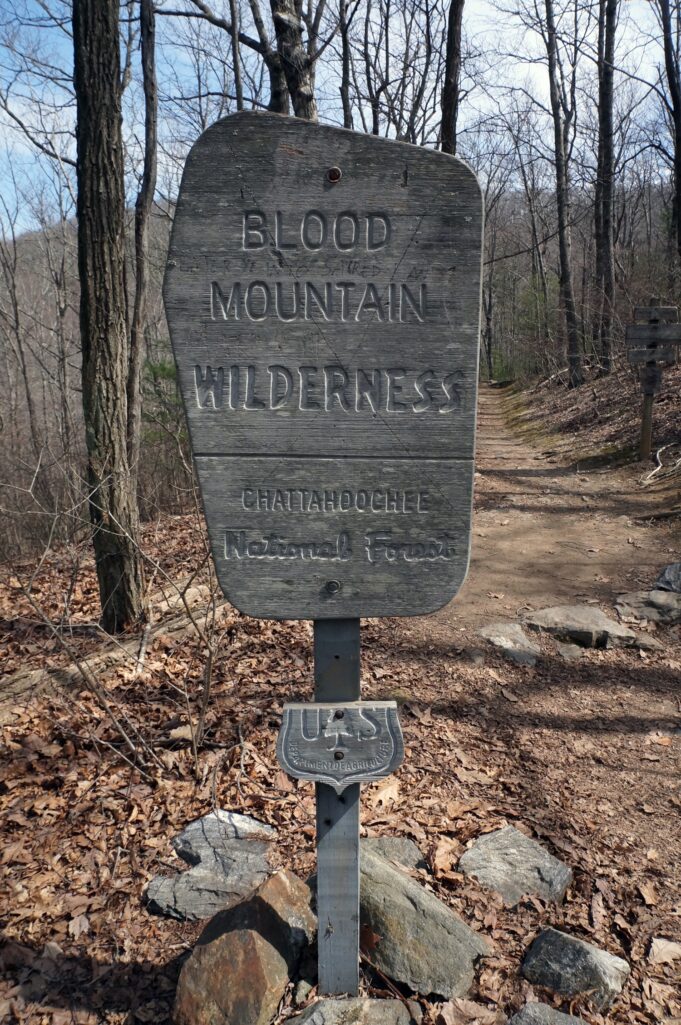 woody gap sign