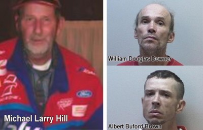 Larry Hill and the men accused of killing him