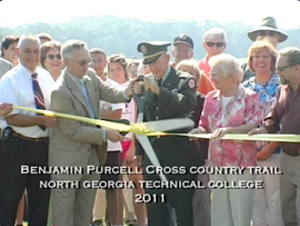 Purcell Cross Country Trail ribbon cutting