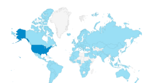 When we say "Habersham and beyond" we mean it. This Google map shows all the locations on earth where people have logged into our site!