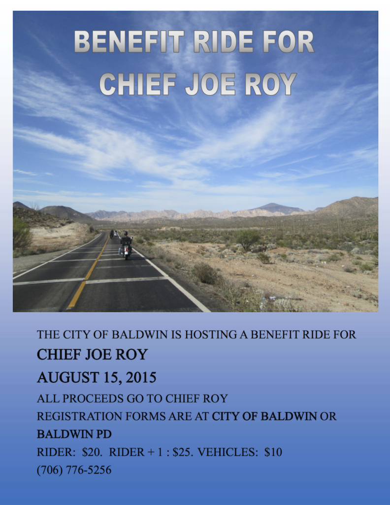 BENEFIT RIDE JOE ROY