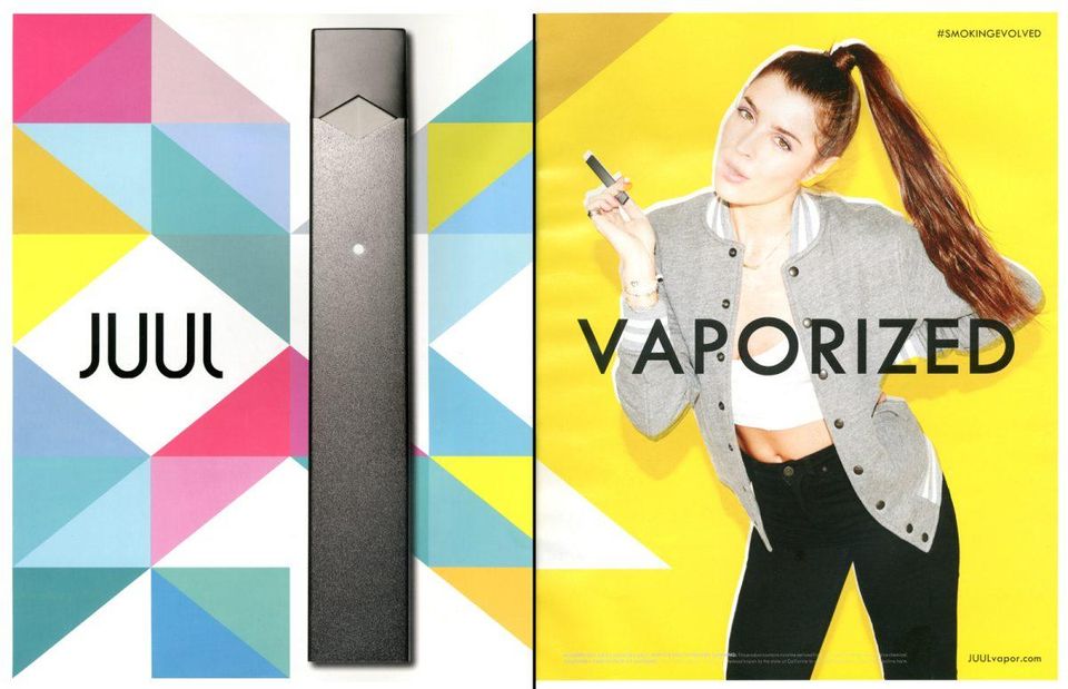 A Juul advertisement