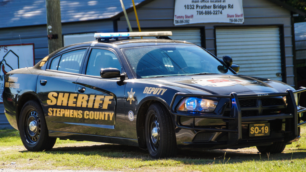 Stephens County Sheriff's patrol car