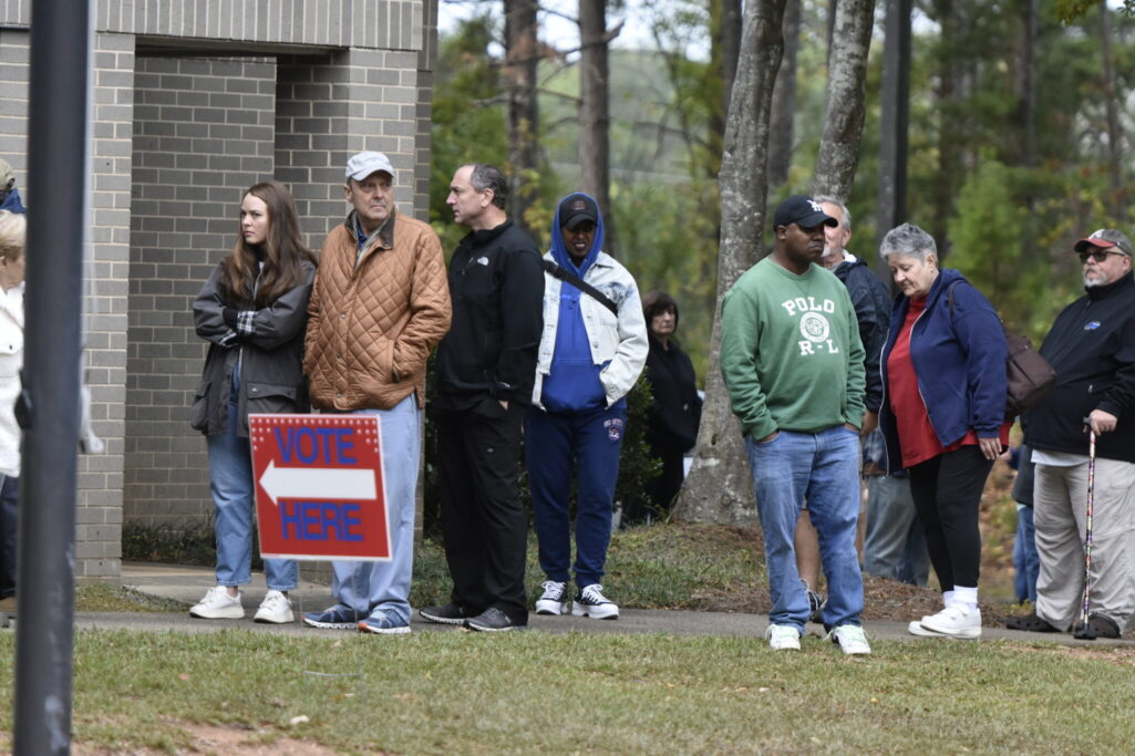 Georgia voters motivated by Harris-Trump contest flock to polls in record numbers on first day