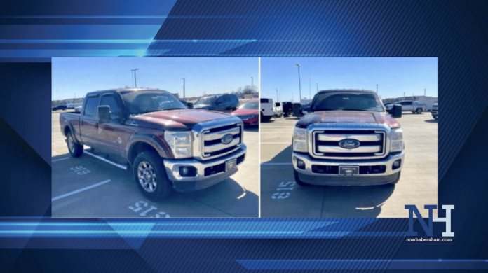 Image of the stolen Ford F-250