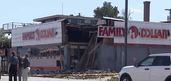 Family Dollar roof collapse 1