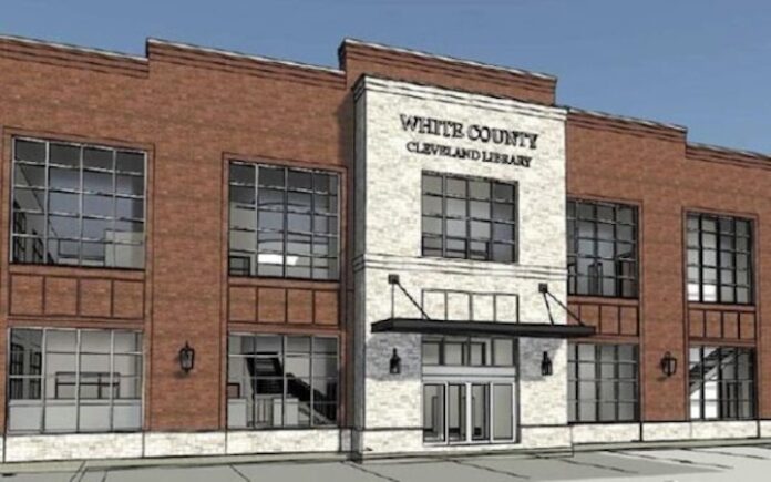 White County Cleveland Library rendering