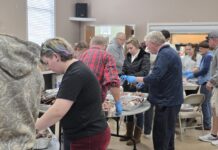 Free Clarkesville Community Thanksgiving meal served today — everyone welcome