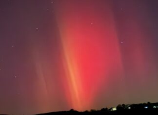 Auroras light up North Georgia sky