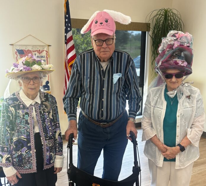 White County Senior Center Easter bonnets